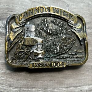Cannon Wenachee Washington mine numbered belt